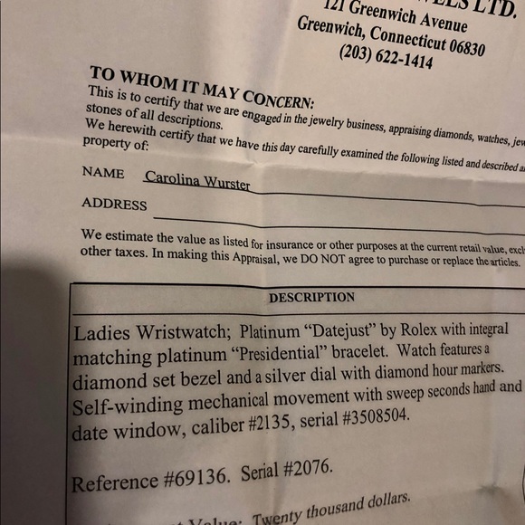 ROLEX Ladies President Platinum with Diamond Bezel - Picture 10 of 14